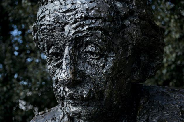 Une statue d'Albert Einstein à Washington, le 11 février 2016 [Brendan Smialowski / AFP/Archives]