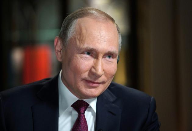 Le président Vladimir Poutine au Kremlin, le 1er mars 2018 [Alexei Druzhinin / SPUTNIK/AFP/Archives]