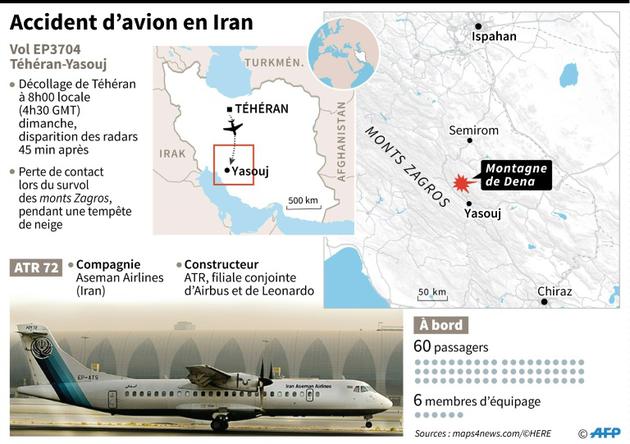 Accident d'avion en Iran [ / AFP]