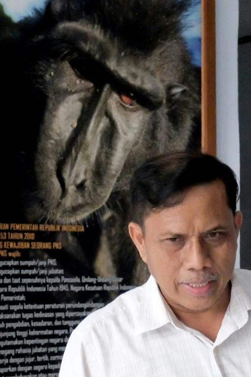 Hendrieks Rundengan un membre du gouvernement local de la Sulawesi en Indonésie, le 20 février 2017 [Bay ISMOYO / AFP]