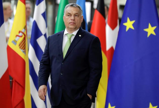 Le Premier ministre Viktor Orban à Bruxelles le 22 juin 2017   [THIERRY ROGE / BELGA/AFP/Archives]
