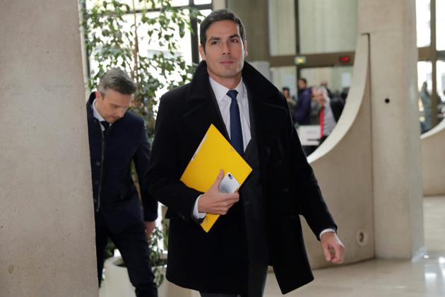 L'ancien PDG de Radio France, Mathieu Gallet le 16 novembre 2017 à son arrivée au Palais de justice de Créteil [Thomas SAMSON / AFP/Archives]