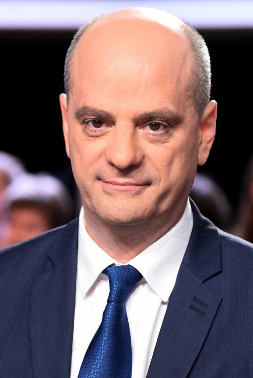 Jean-Michel Blanquer sur le plateau de "L'Emission politique" sur France 2, à Paris le 15 février 2018 [Bertrand GUAY / AFP]