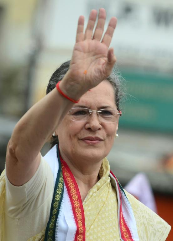 Sonia Gandhi à Varanasi le 2 août 2016 [SANJAY KANOJIA / AFP/Archives]