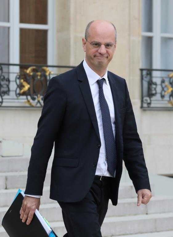 Le ministre de l'Education nationale Jean-Michel Blanquer à Paris le 18 octobre 2017 [ludovic MARIN / AFP/Archives]