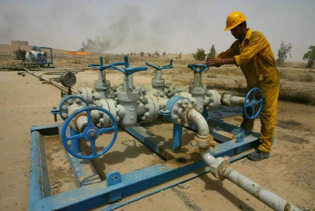 Le champ pétrolier de Bay Hassan, le 29 juin 2009 près de Kirkouk, en Irak [MARWAN IBRAHIM / AFP/Archives]