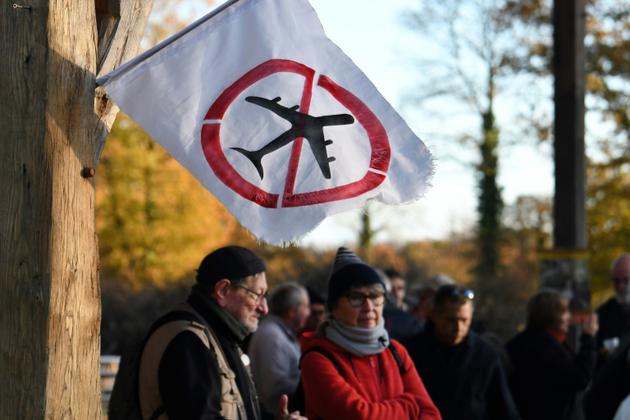Des opposants au transfert de l'aéroport de Nantes à Notre-Dame-des-Landes, le 26 novembre 2017 [FRED TANNEAU / AFP/Archives]