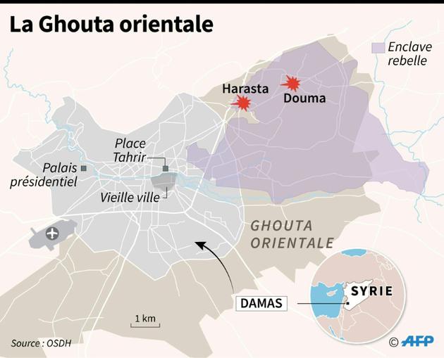 La Ghouta orientale [Omar KAMAL / AFP]