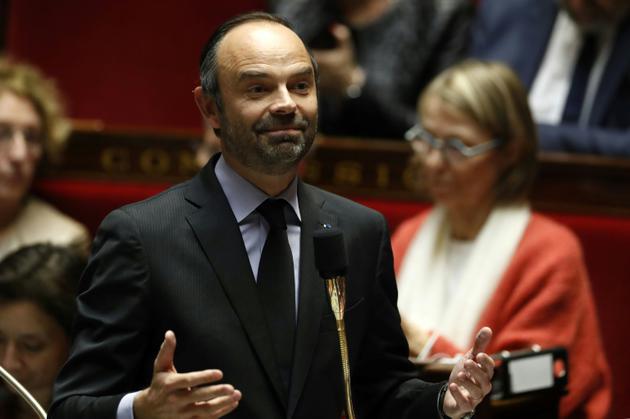 Edouard Philippe lors des questions au gouvernement à l'Assemblée nationale, le 29 novembre 2017 [Patrick KOVARIK / AFP]