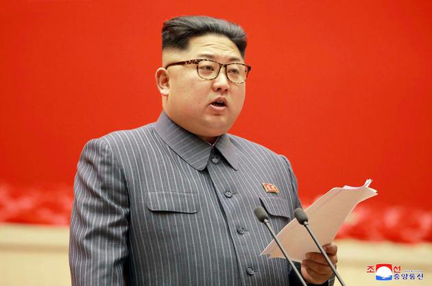 Le leader nord-coréen Kim Jong-Un sur une photo publiée le 22 décembre 2017  [- / KCNA VIA KNS/AFP/Archives]