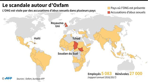 Le scandale autour d'Oxfam [ / AFP]